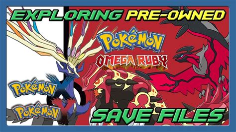 pre owned save file pokemon omega ruby buy